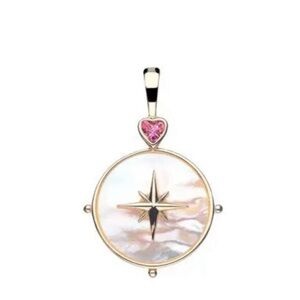 Jane Win Forever Mother of Pearl North Star Pendant